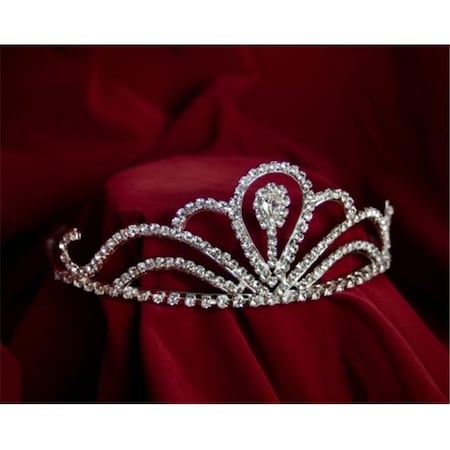 Sunnywood Sunnywood 2542 2-.50" Rhinestone Tiara 2542